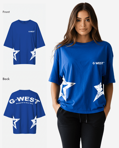 G West Womens Arch Logo Oversized Tee