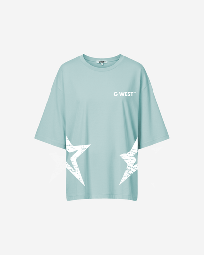 G West Womens Arch Logo Oversized Tee