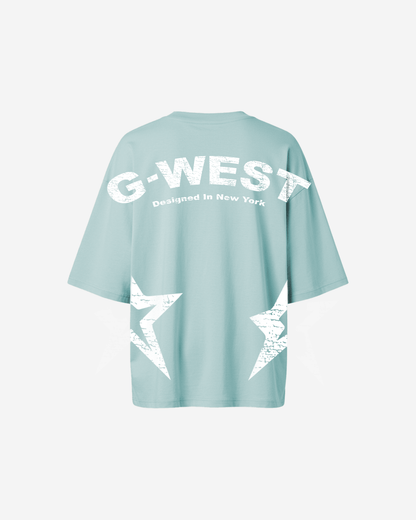 G West Womens Arch Logo Oversized Tee