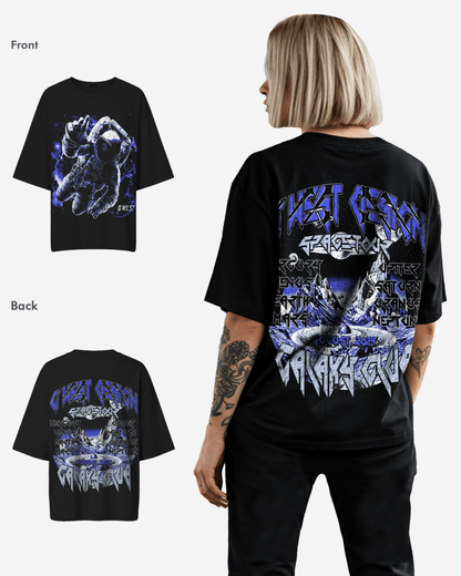 G West Womens Galaxy Premium Oversized Tee