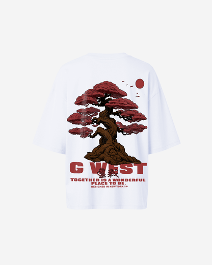 G West Womens Oversized Bonsai Tee