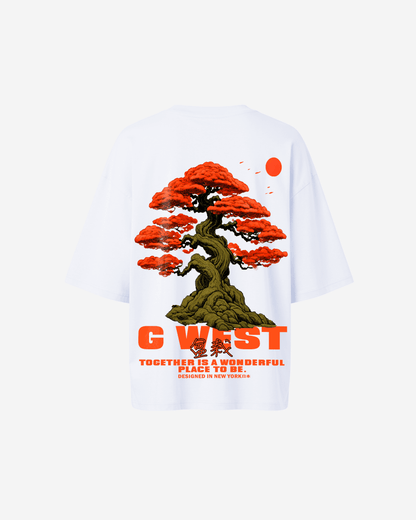 G West Womens Oversized Bonsai Tee