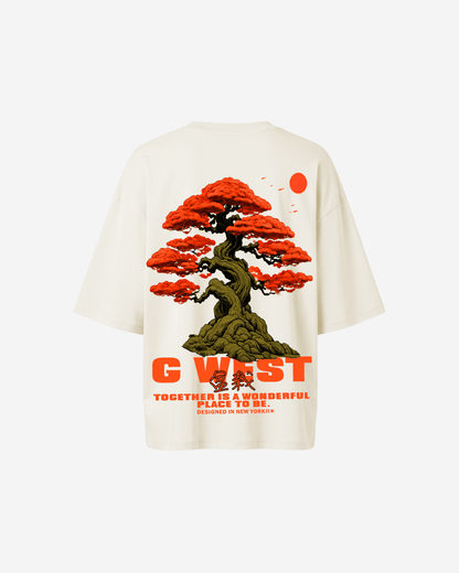 G West Womens Oversized Bonsai Tee