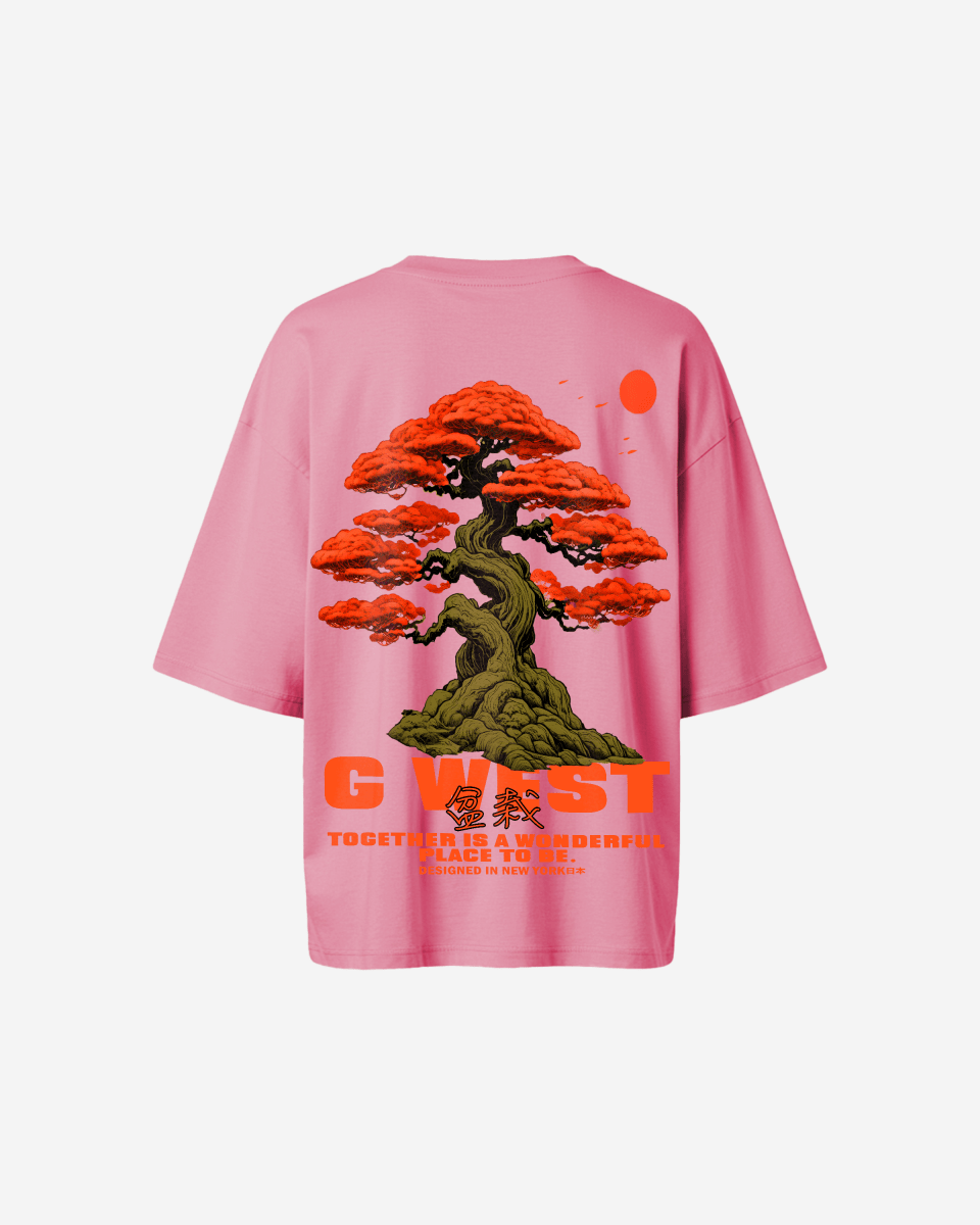 G West Womens Oversized Bonsai Tee