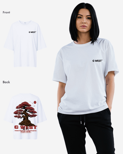 G West Womens Oversized Bonsai Tee