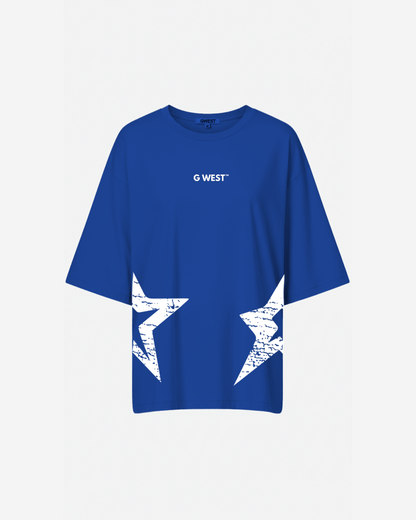 G West Womens Oversized Brooklyn Arch Logo Tee