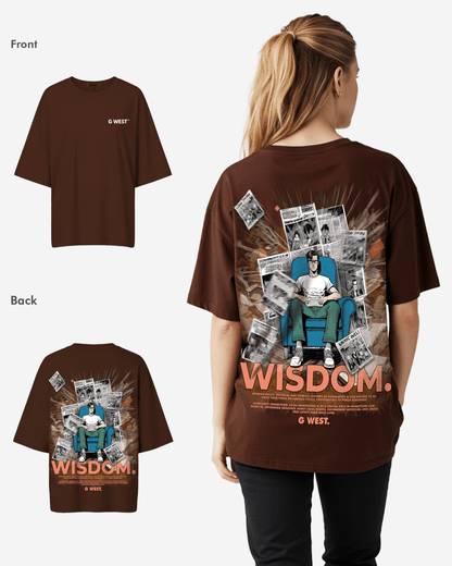 G West Womens Oversized Library T Shirt