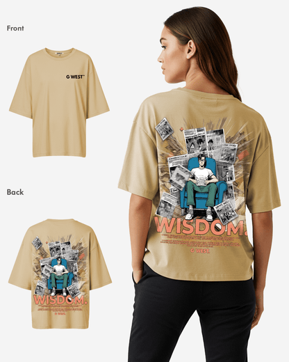 G West Womens Oversized Library T Shirt