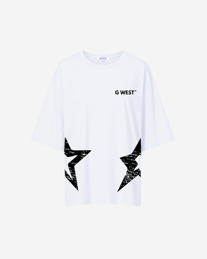 G West Womens Oversized New York Arch Logo Tee