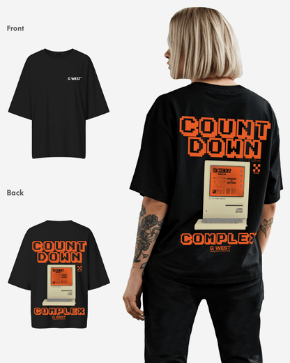 G West Womens Oversized Retro Pc T-Shirt