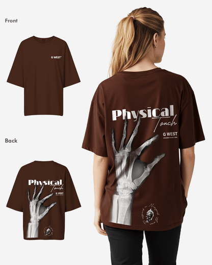 G West Womens Oversized X-Ray Hand Tee