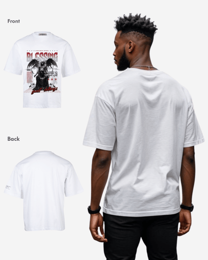 G West Rhinestone Blessing Oversized T-Shirt Mens