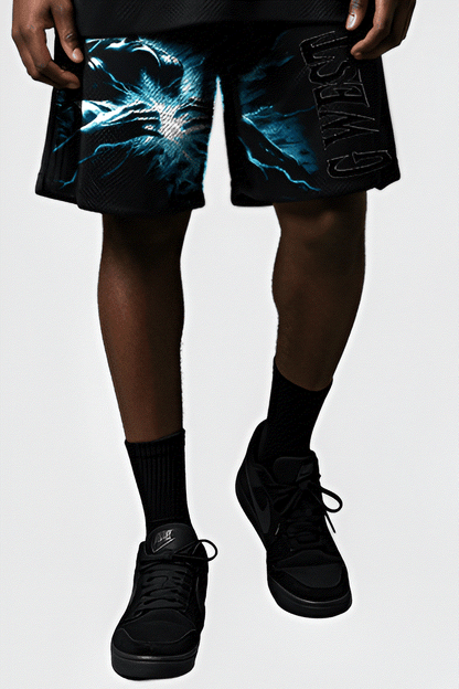 G West Rhinstone World Tour 3/4 Sleeves Mesh Short Set