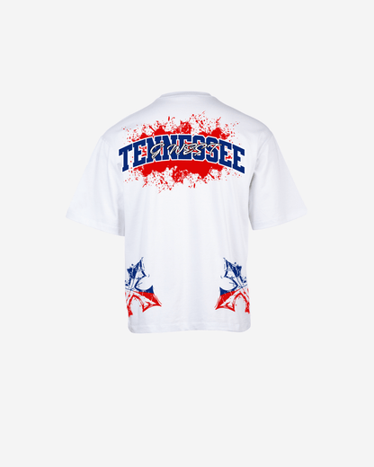 G West Tennessee Blood Arch Logo T-Shirts Big and Tall