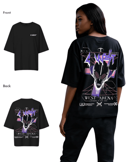 G West Womens Future Journey Lifestyle Oversized Tee
