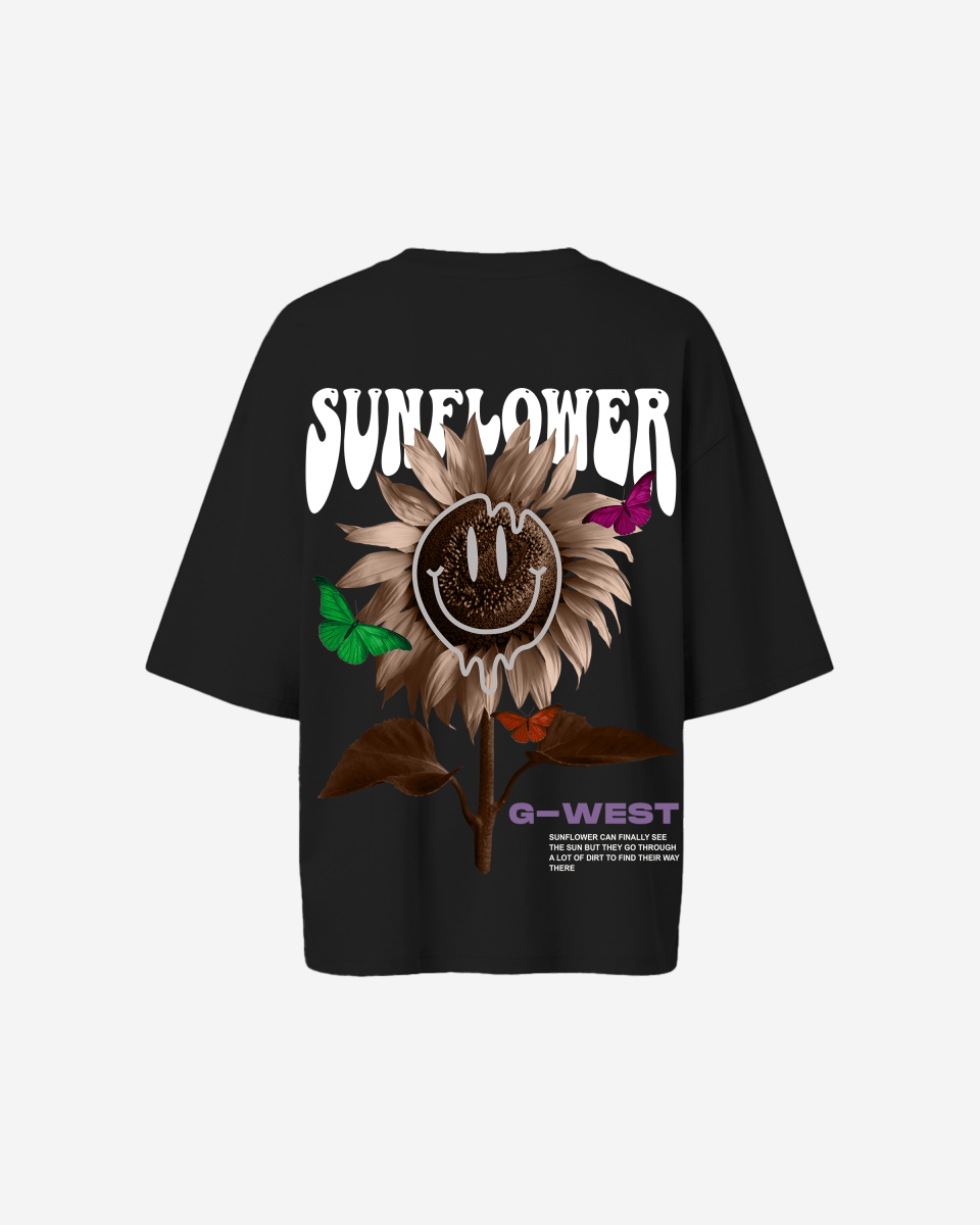 G West Womens Work Of Art Oversized Tee