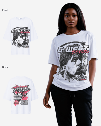 G West Womens World Tour Premium Oversized Tee