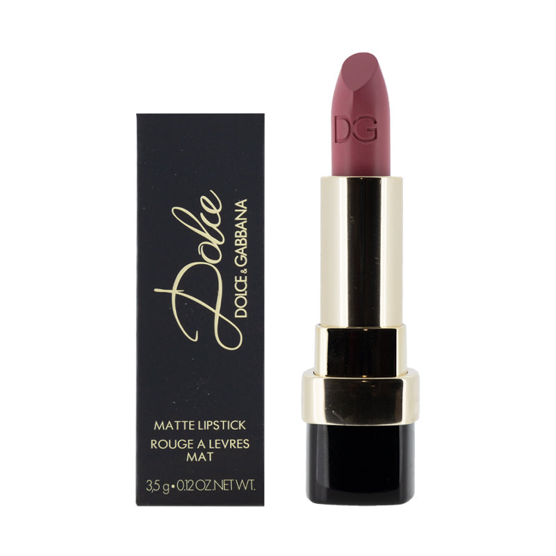 Dolce & Gabbana Matte Rose Pink Lipstick 222 Dolce Rosa