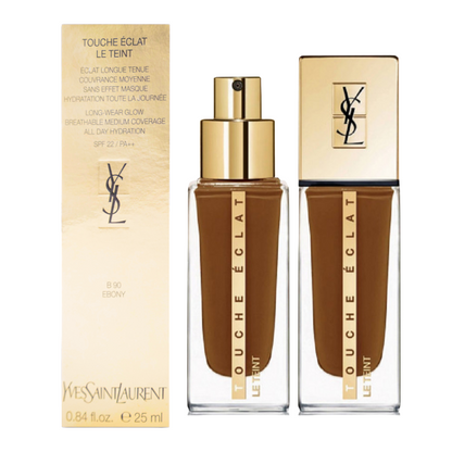 Yves Saint Laurent Touche Eclat Le Teint Foundation B 90 Ebony (Blemished Box)
