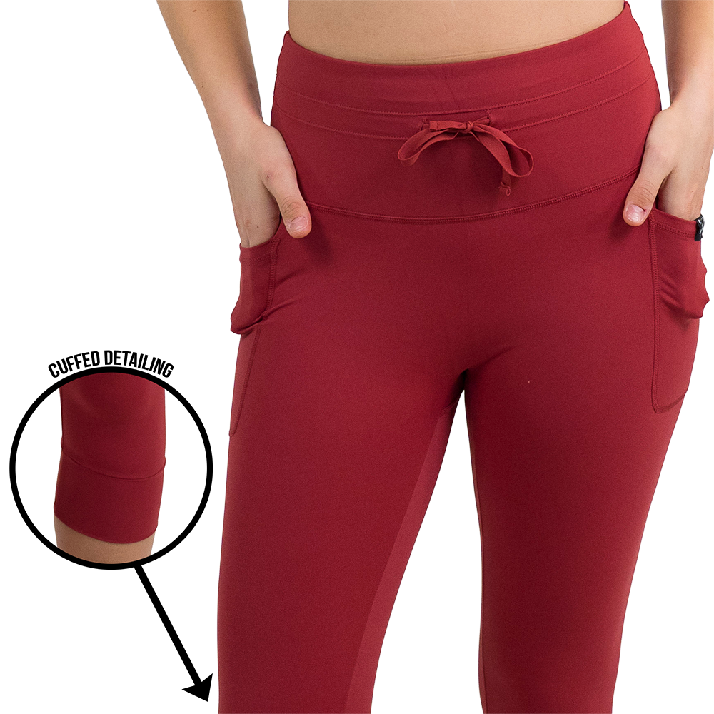 Constantly Varied Gear Omni Leggings - Garnet Red