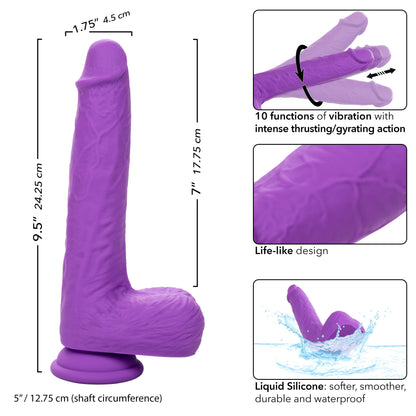 CalExotics Rechargeable Gyrating & Thrusting Silicone Studs