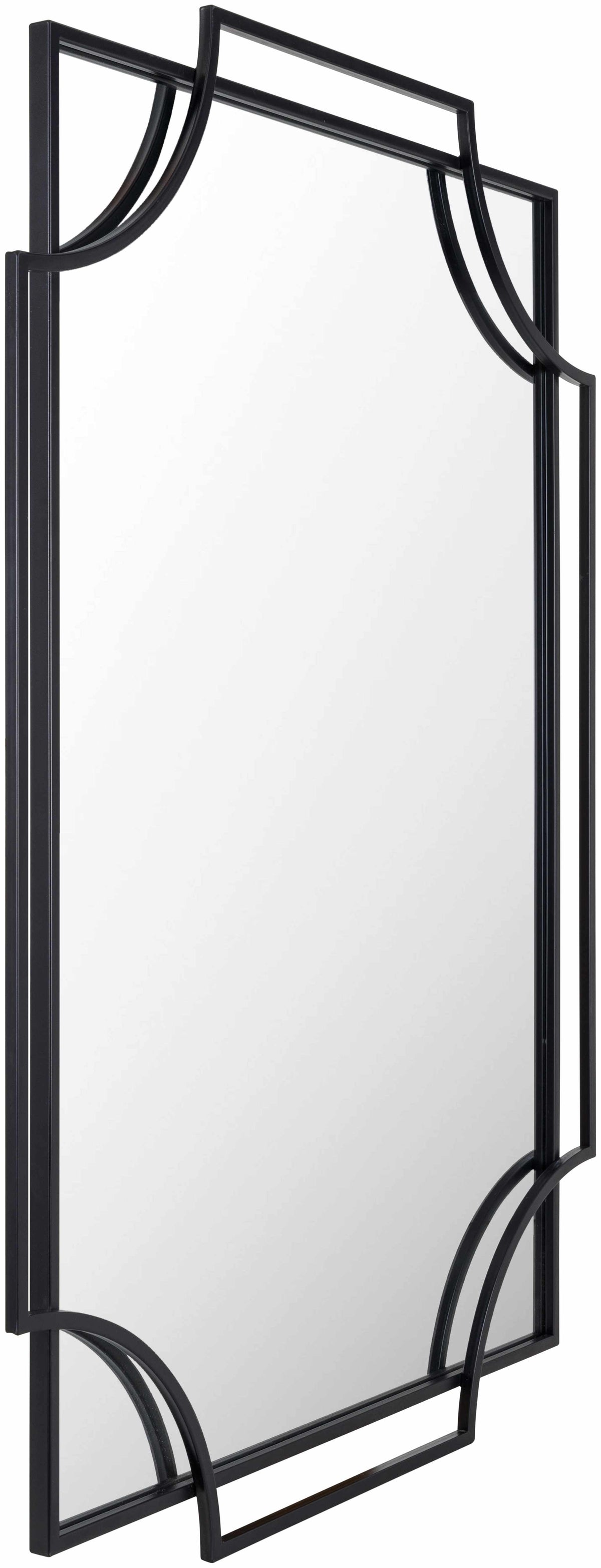 Golasecca Black Frame Mirror - Clearance
