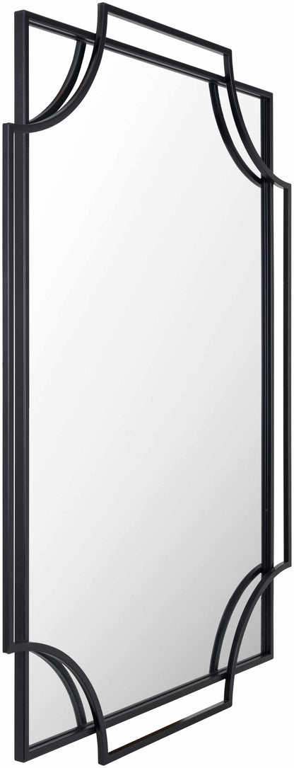 Golasecca Black Frame Mirror - Clearance