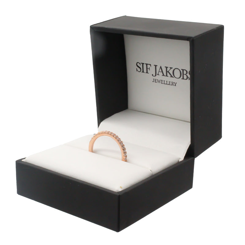 Rose Gold Ring Size 54 Sif Jakobs Cubic Zirconia