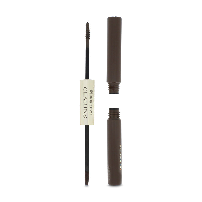 Clarins Brown Duo Defines & Fixes Brows 04 Medium Brown