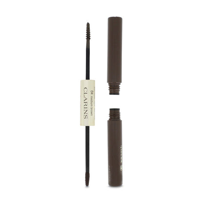 Clarins Brown Duo Defines & Fixes Brows 04 Medium Brown