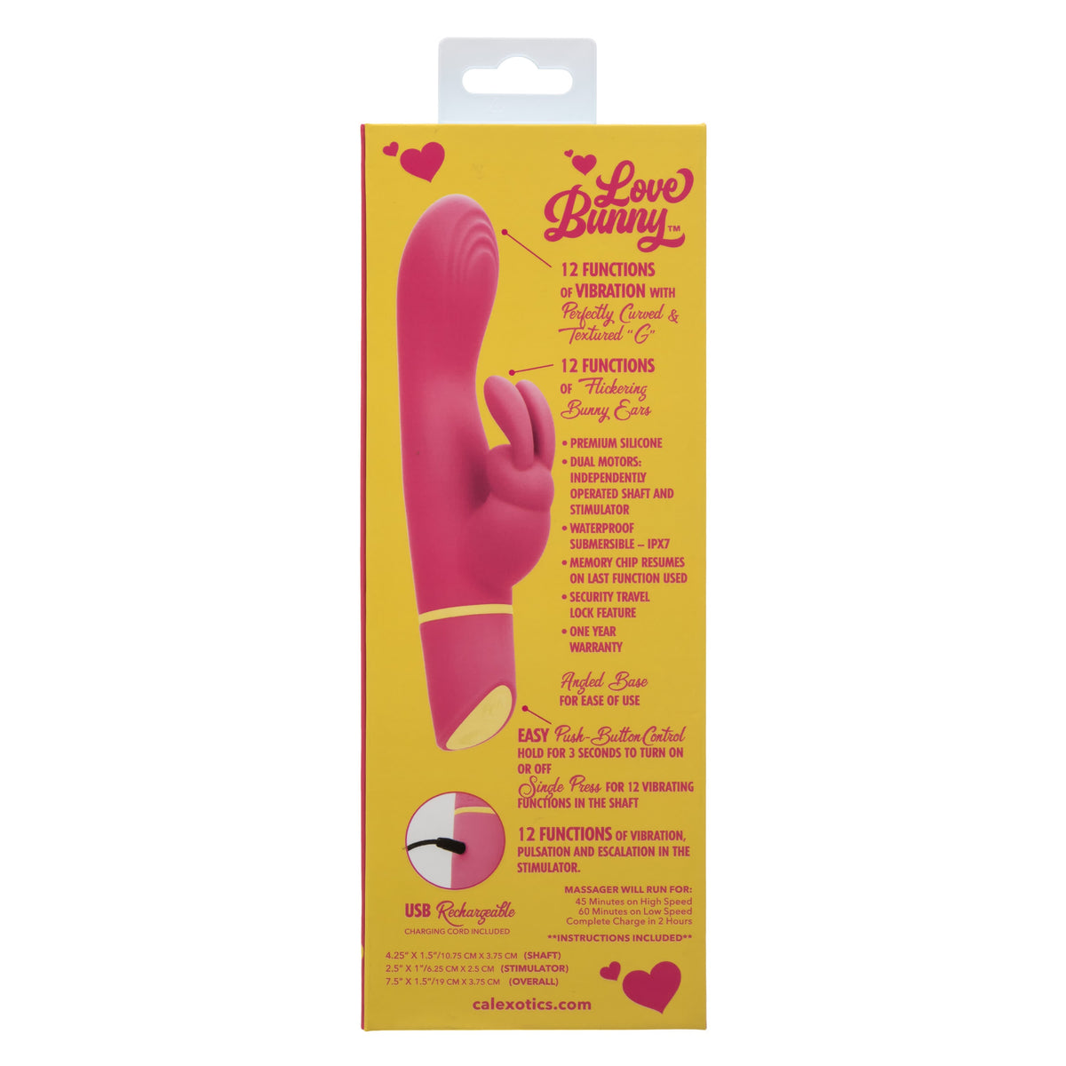 CalExotics Love Bunny Vibrating "G" Bunny