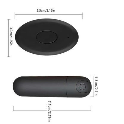 Black Wireless Panty Vibrator