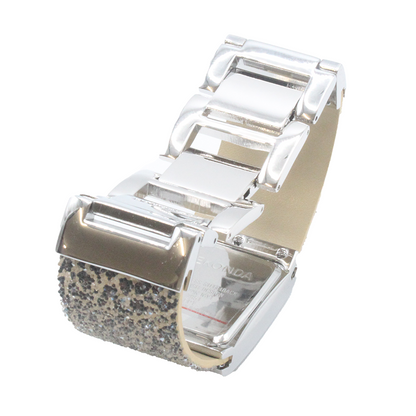 Sekonda Seksy Champagne Dial Glitter Leopard Ladies Bracelet Watch 2851