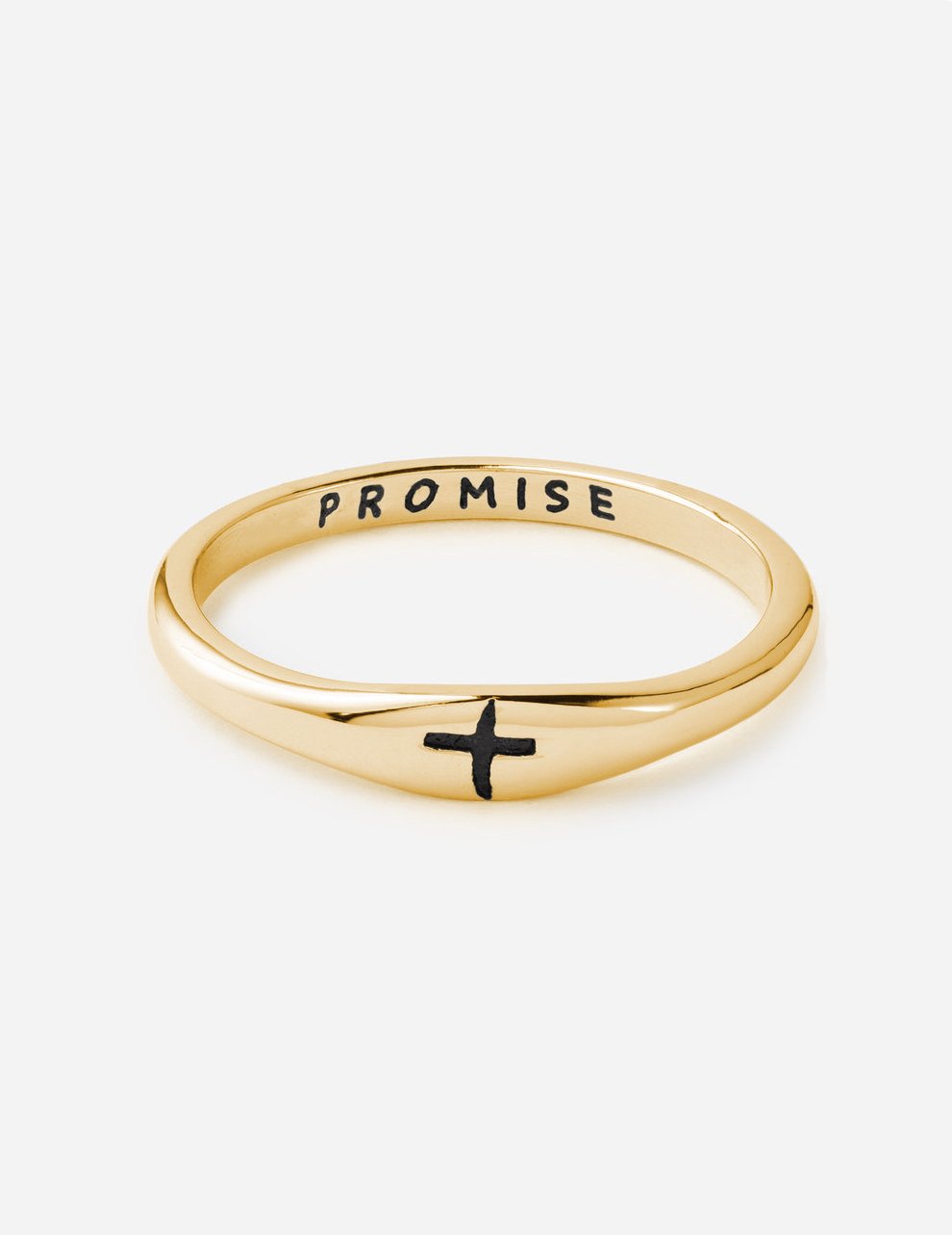 Elevated Faith Gold Promise Ring