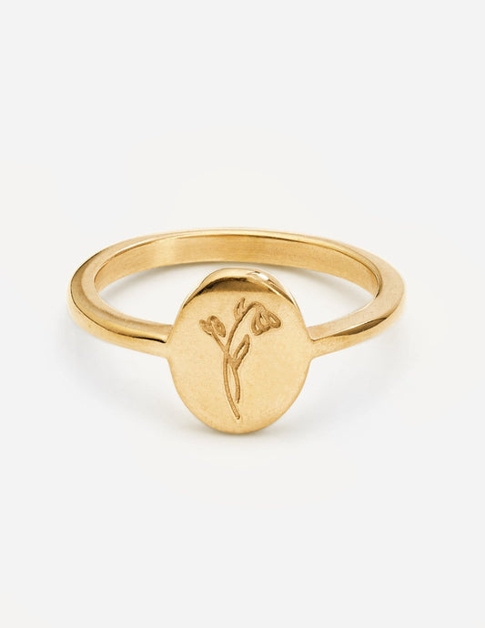 Elevated Faith Gold Wildflower Ring