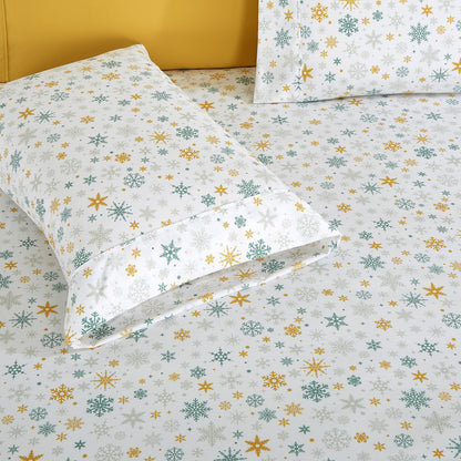Elegant Comfort 6-Piece Christmas & Holiday Sheet Set - Soft as a Hotel Premium Quality