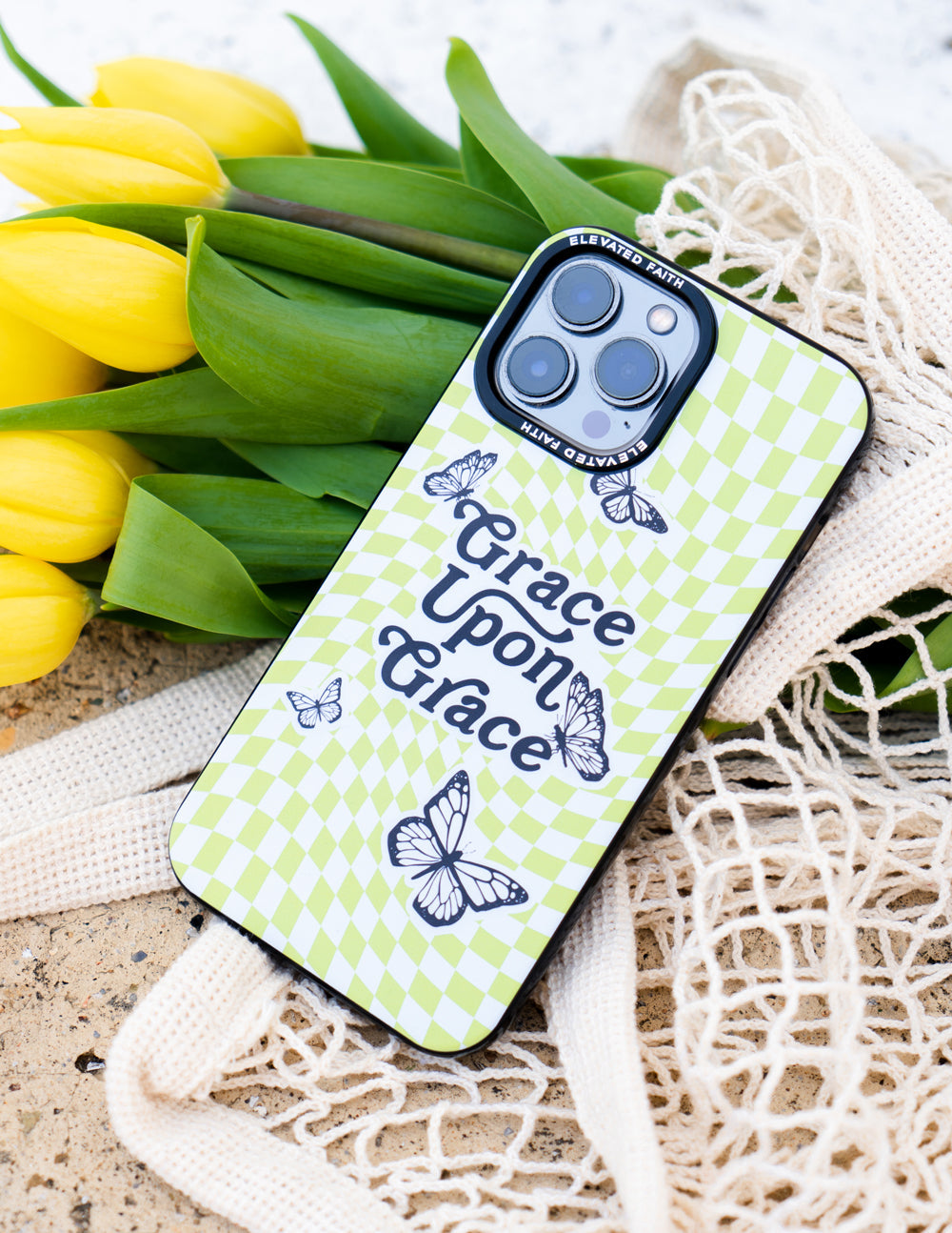 Elevated Faith Grace Upon Grace Phone Case