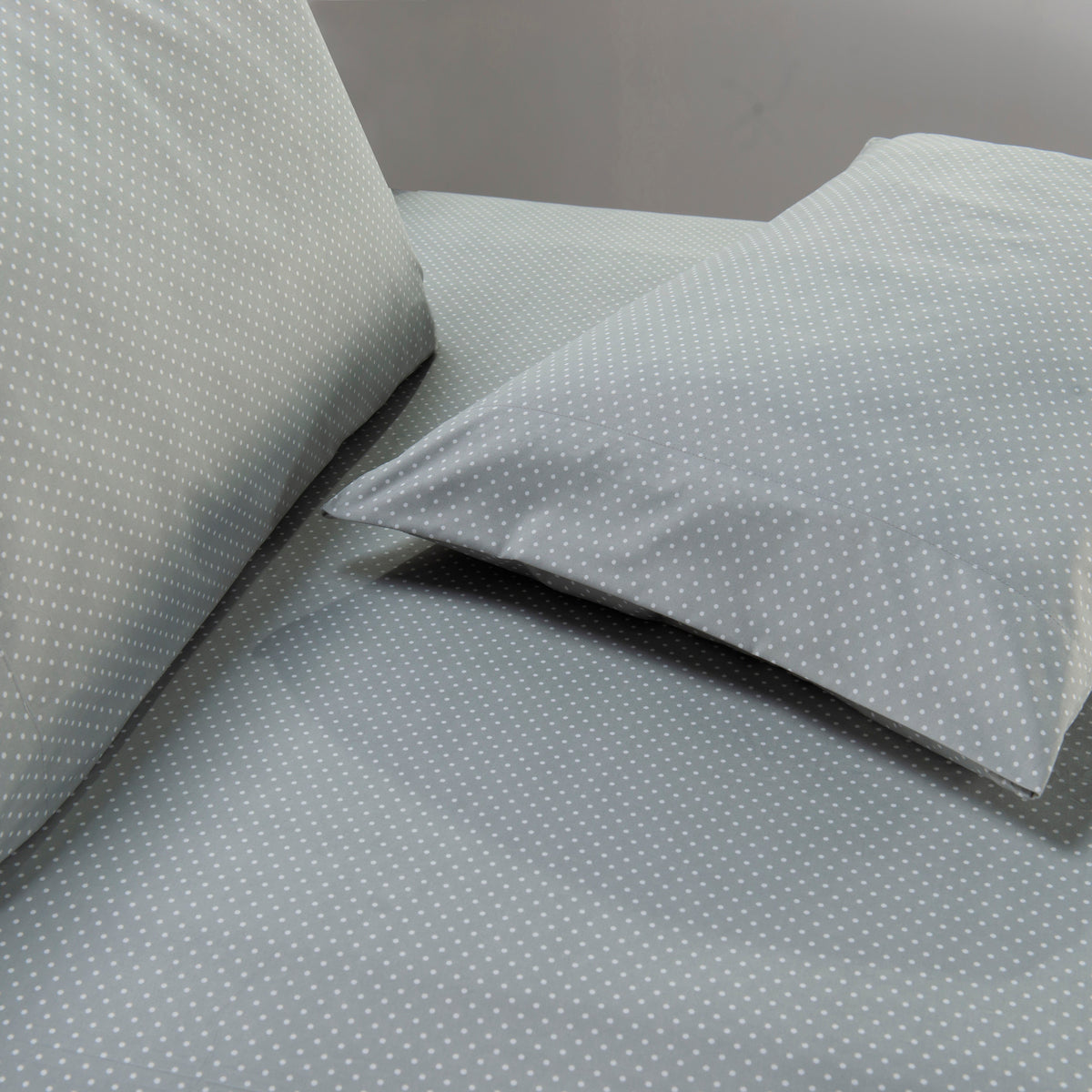 Elegant Comfort 6-Piece Polka Dot Printed Sheet Set - Soft as a Hotel Premium Quality