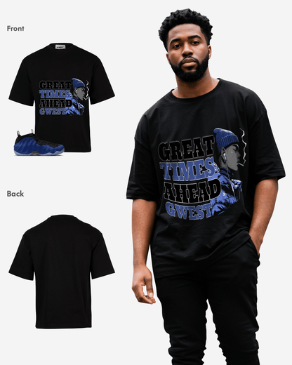 G West Great Times Ahead Oversized Men's T-Shirt