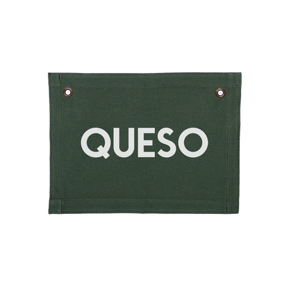 Frankie Jean Queso Small Canvas Flag