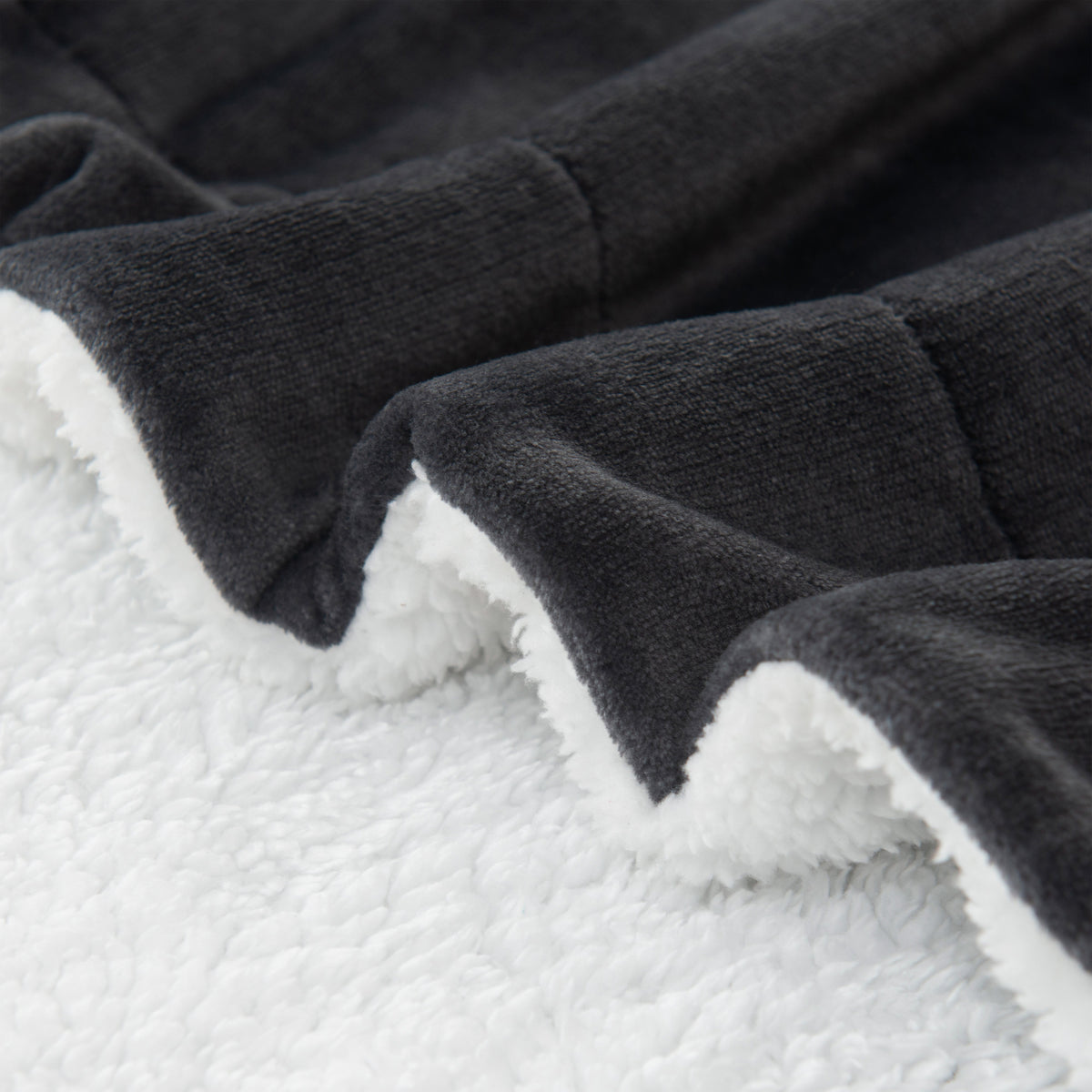Elegant Comfort Ombre Printed - Sherpa Backed Plush Throw Blankets - 50 x 60 inches