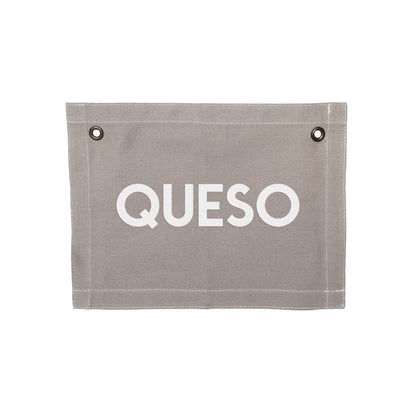 Frankie Jean Queso Small Canvas Flag