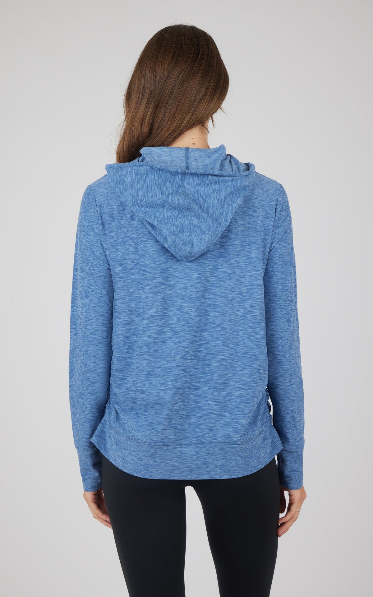 90 Degree by Reflex Maternity Heathered Lux Full Zip Jacket