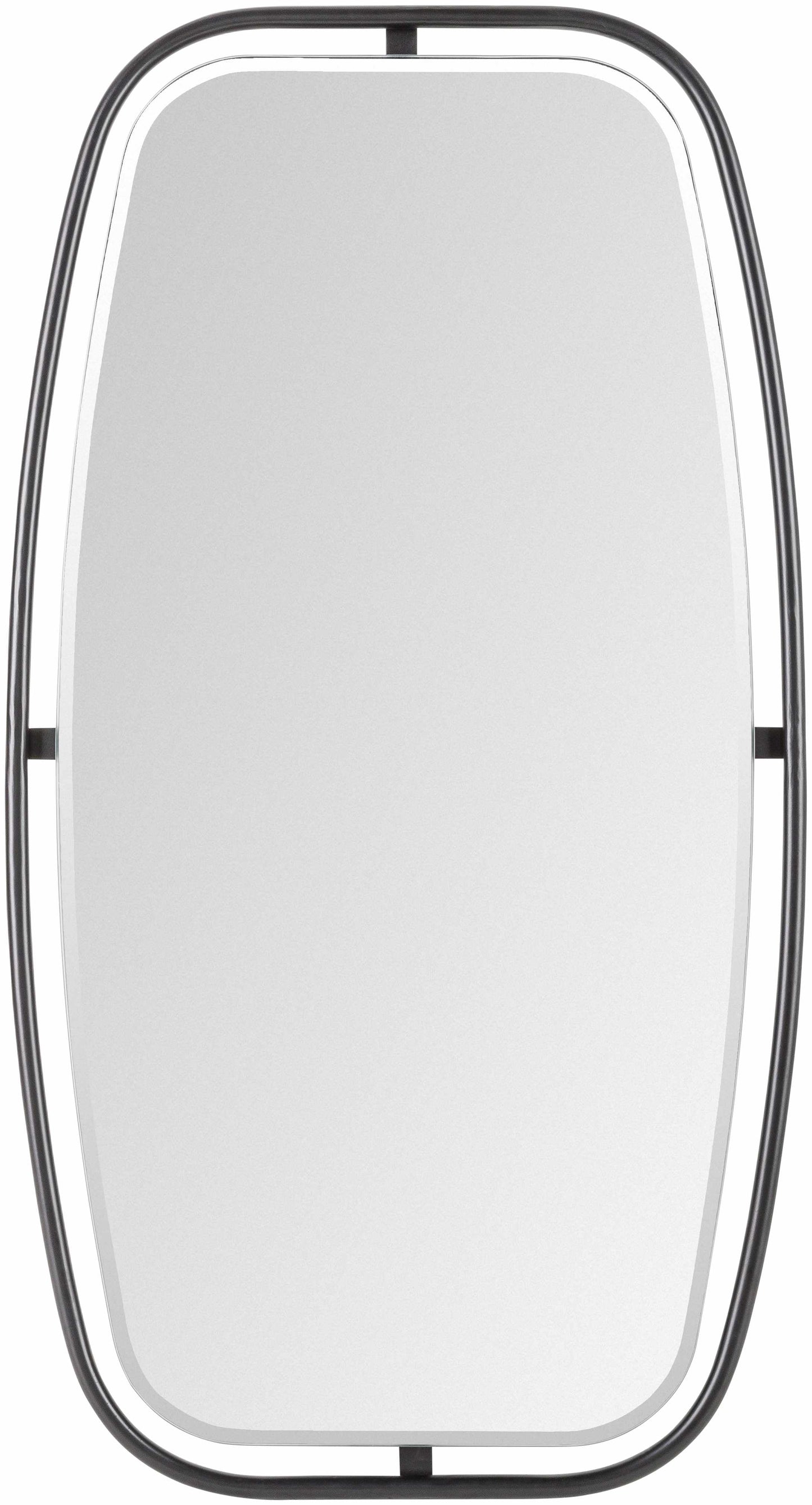 Gautampura Carved Metal Rectangular Mirror - Clearance