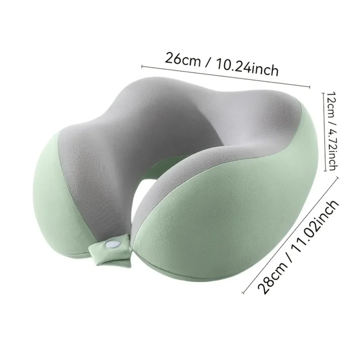 Ergonomic Double Peak U Neck Pillow
