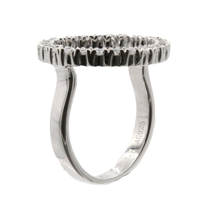 Sterling Silver Ring Size 56 Sif Jakobs Biella Grande