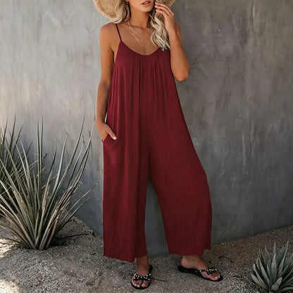 Casual Sleeveless Jumpsuit