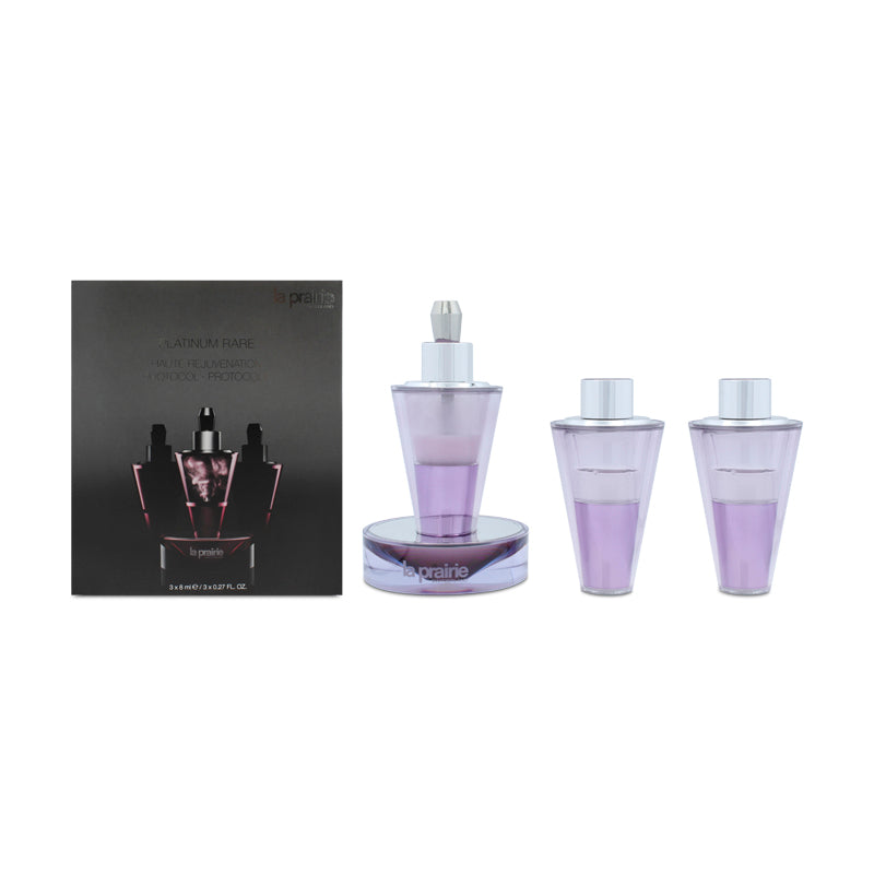La Prairie Serum Platinum Rare Protocol Skincare Set 3 x 8ml (Clearance)