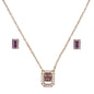 Swarovski Millenia Pink Octagon Set 5620548