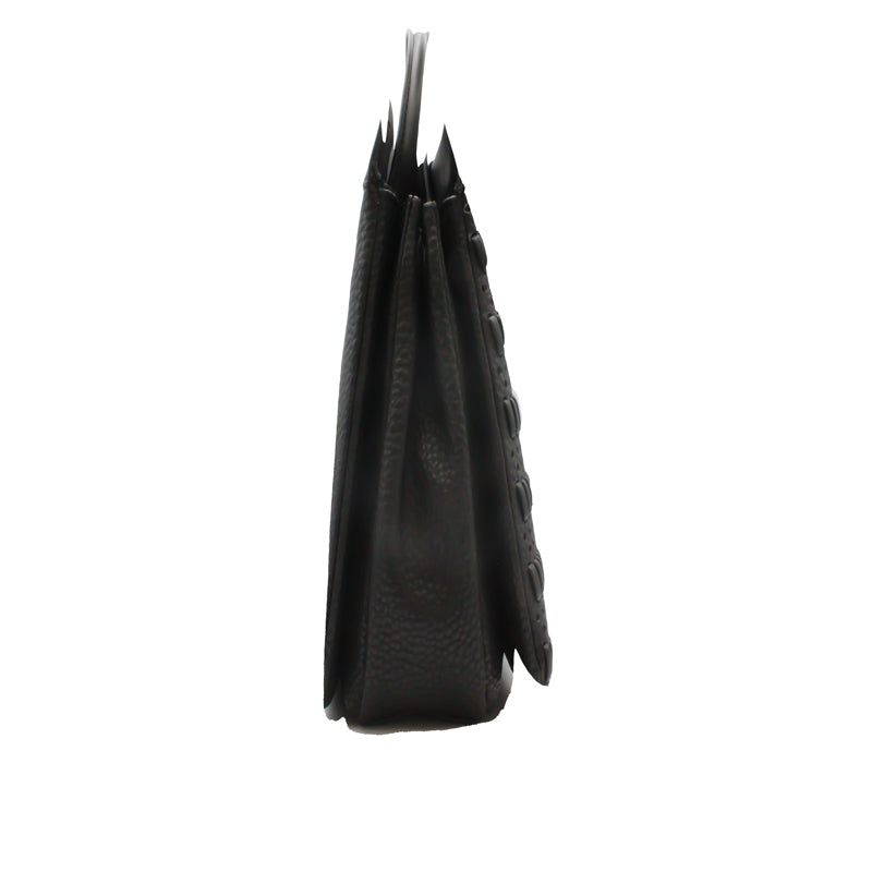 Fiorelli Handbag Flossy Black Weave Grab HandBag